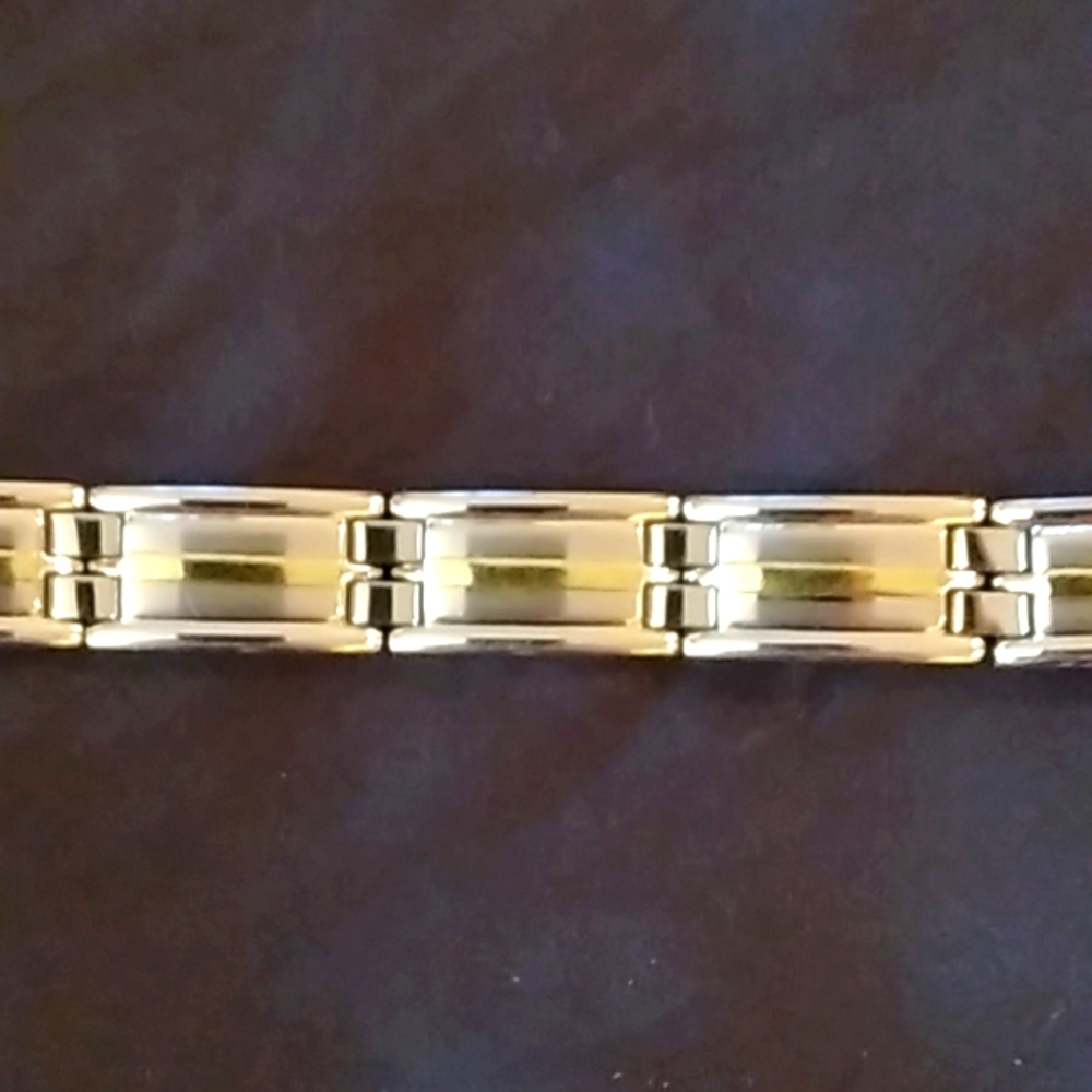 Aurafin 18k Stainless Steel Italian Bracelet